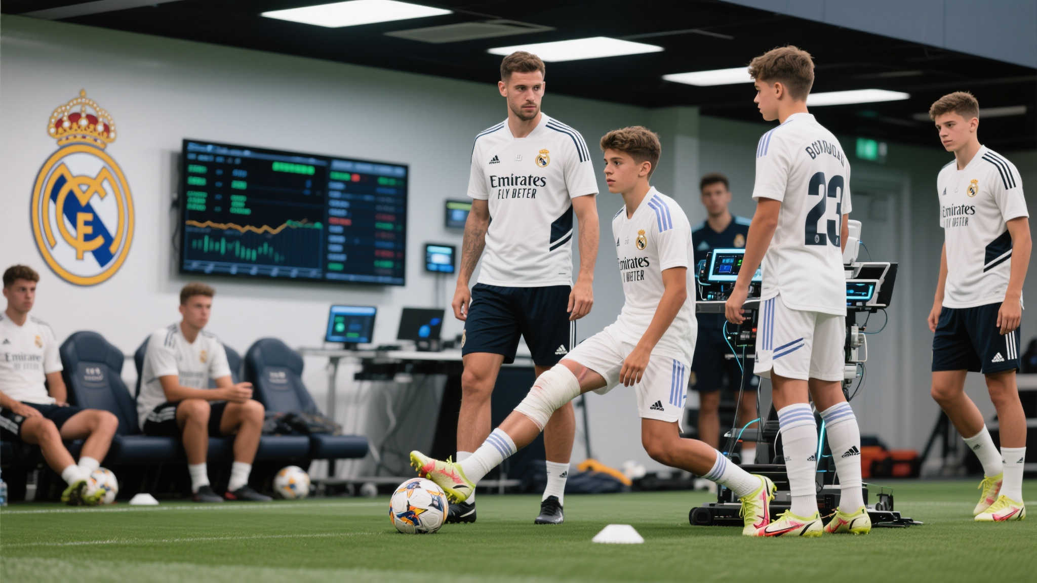 皇马聚焦伤病管理:力求球员以巅峰状态投入季前训练,避免旧伤复发 为了有效避免伤病问题影响全队表现,皇马采用了先进的